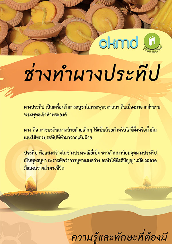 ช่างทำผางประทีป